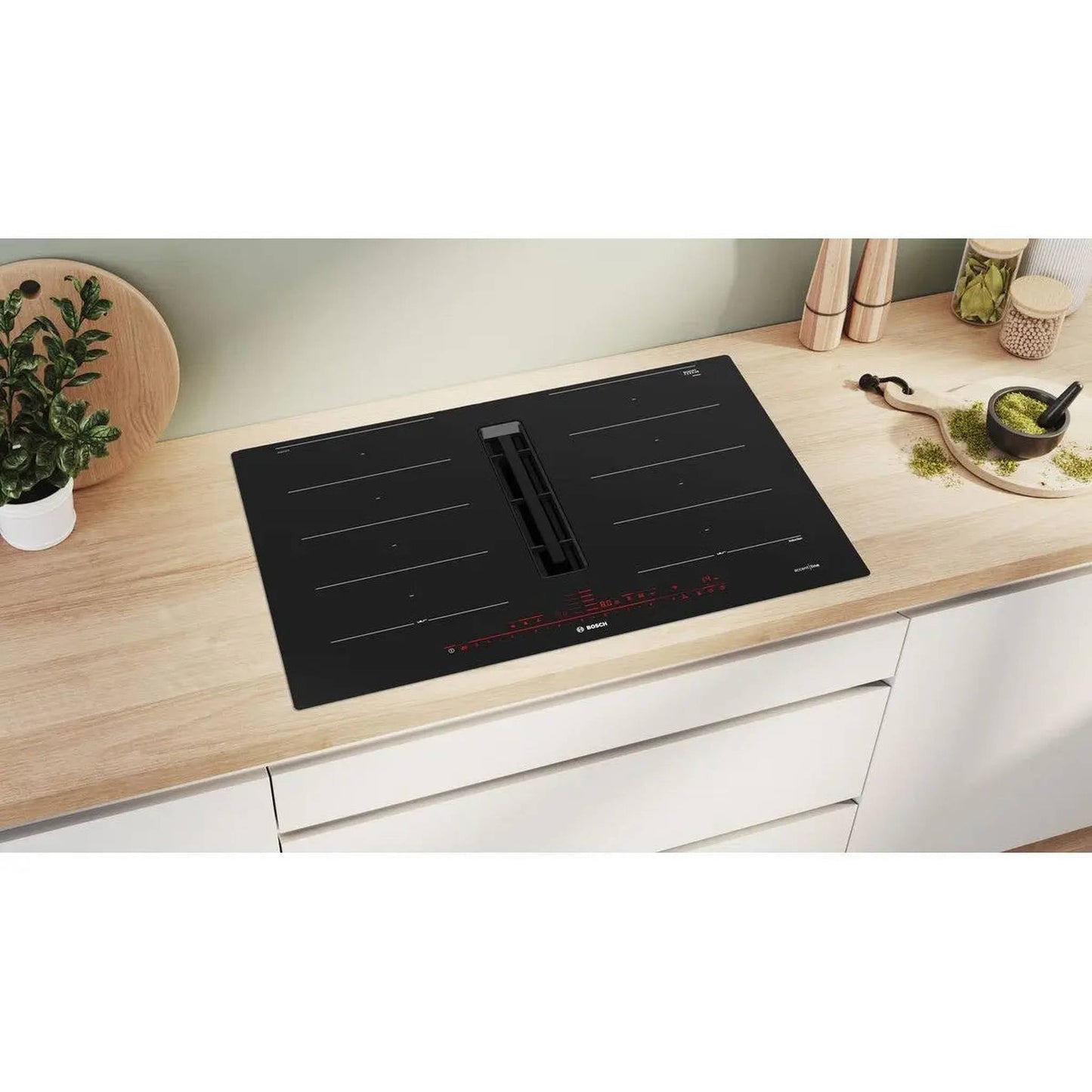 Bosch PXX821D57E - Inductie kookplaat - Ingebouwde afzuiging