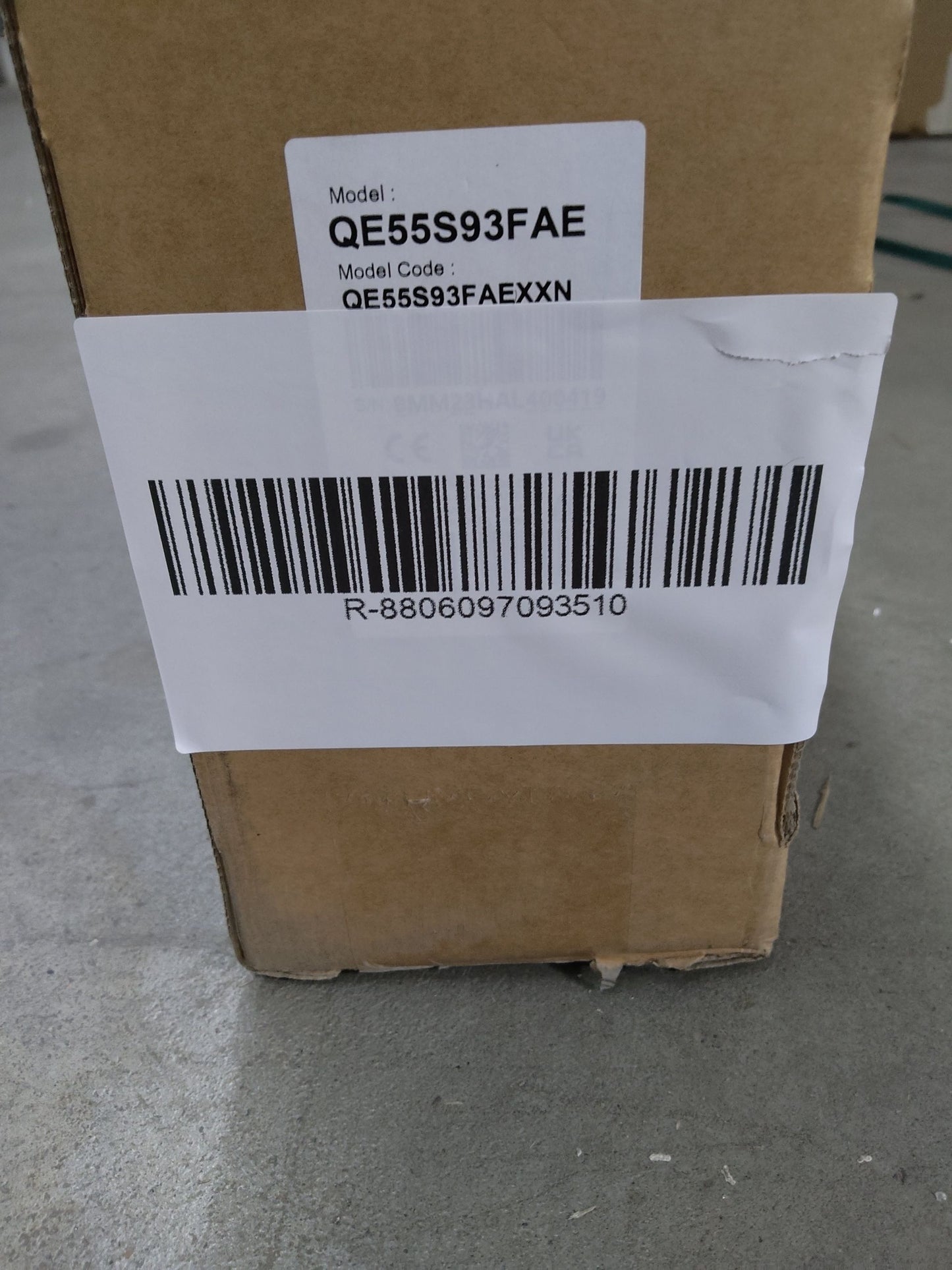 Outletmodel: Samsung QE55S93F