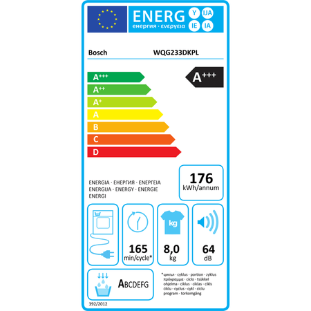 Bosch WQG233DKPL - Warmtepompdroger