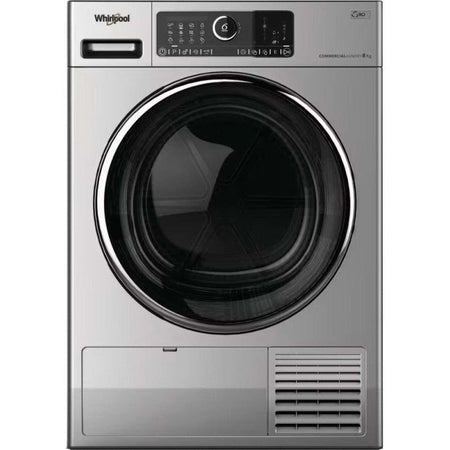 Whirlpool AWZ8HPS/PRO – Warmtepompdroger – Zilver, energiezuinig met condensatie-efficiëntieklasse B