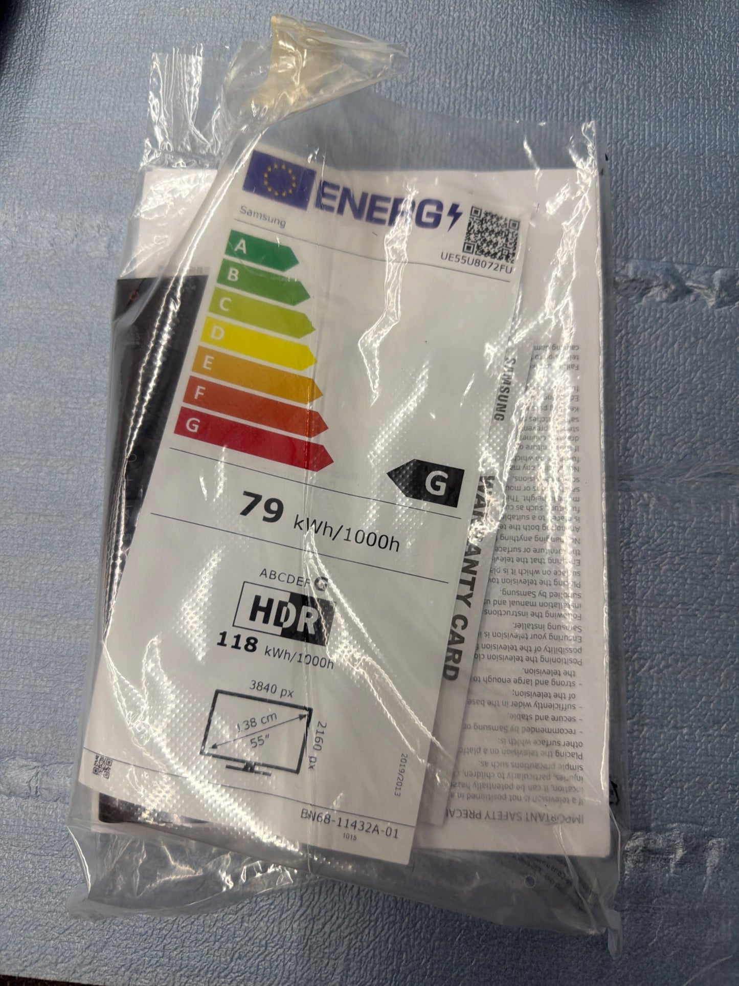 Outletmodel: Samsung UE55U8072F