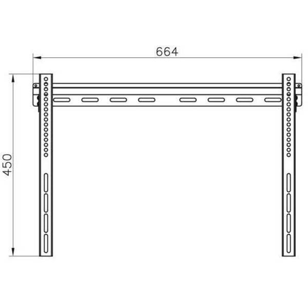 Vivanco BFI 6060 TV wandsteun <65" Fixed